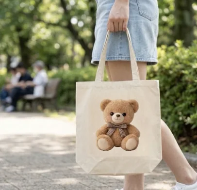 トートバッグの完成イメージ